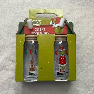 Grinch Set of 2 Cups
